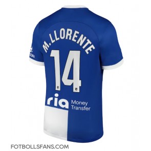 Atletico Madrid Marcos Llorente #14 Replika Bortatröja 2023-24 Kortärmad